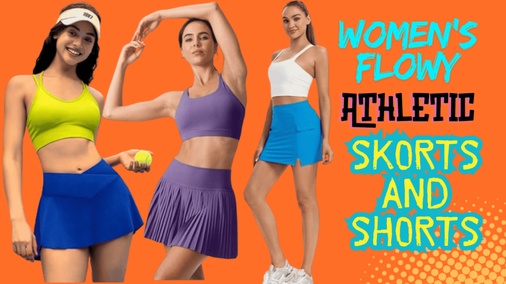 Women's Flowy Athletic Skorts and Shorts